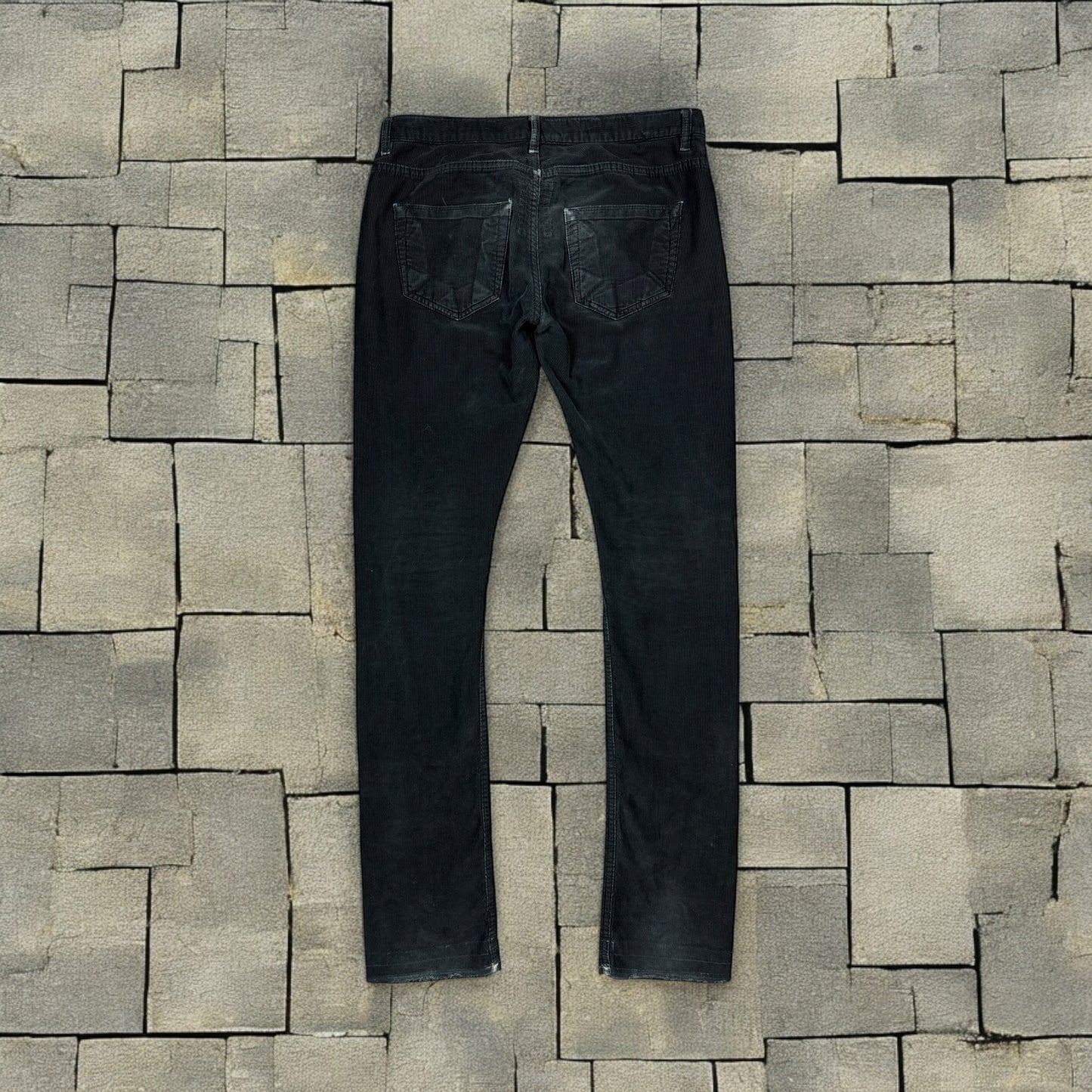 Rick Owens Olmar & Mirta Corduroy Detroit Cut Denim