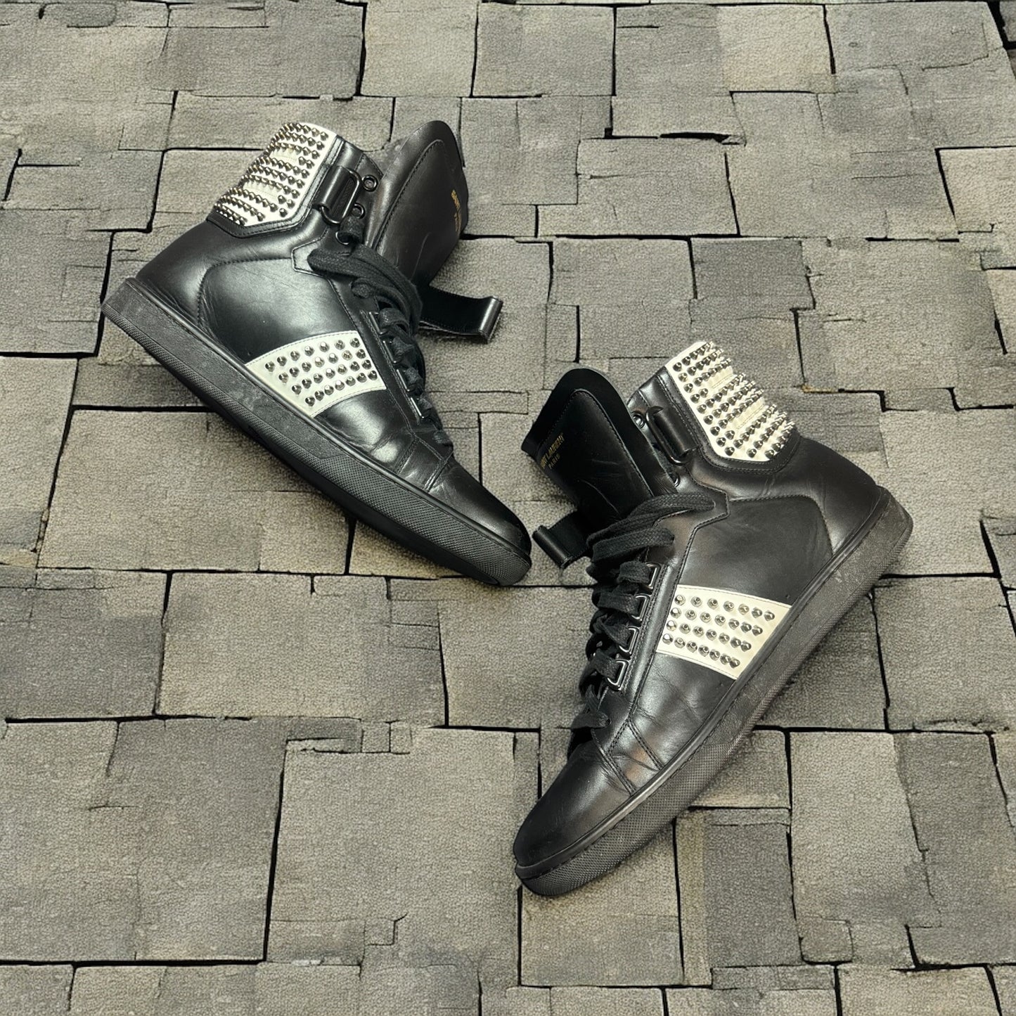 Saint Laurent Studded Hi-Top Sneaker