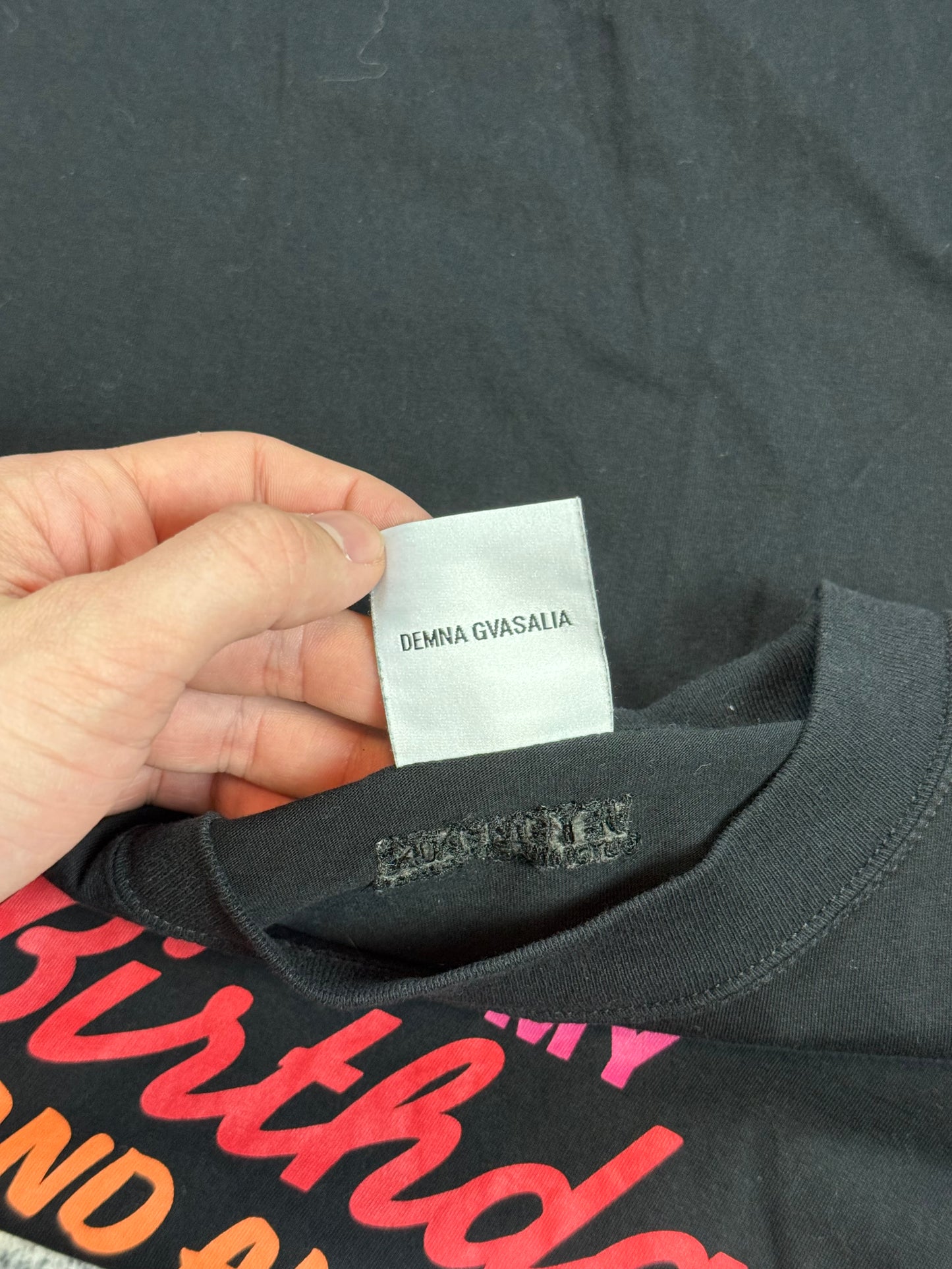 AW19 Vetements Birthday Tee