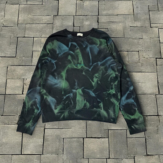 2020 Saint Laurent Paris Tie-Dye Sweater