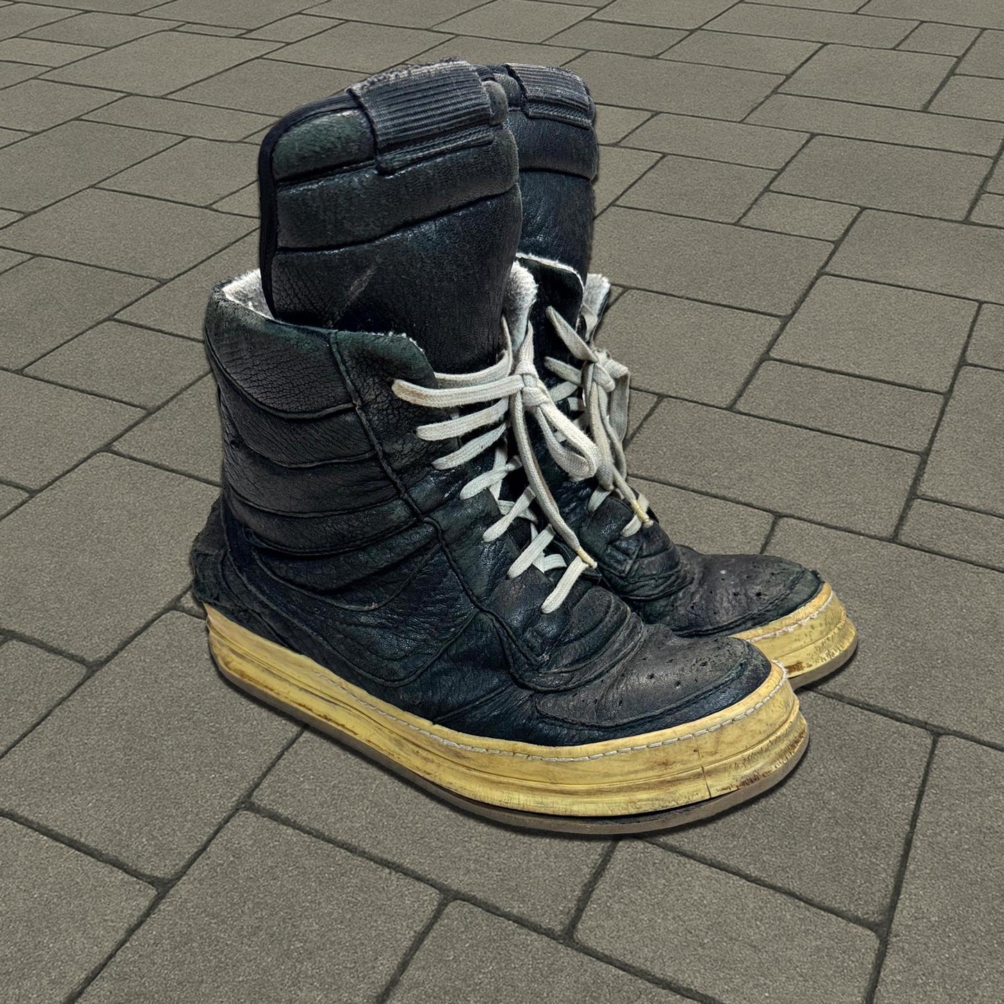 AW06 Rick Owens Pigskin Dunks
