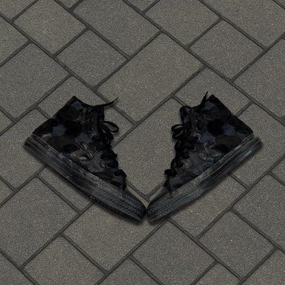 AW03 Number Nine Crying Hearts Patched Converse