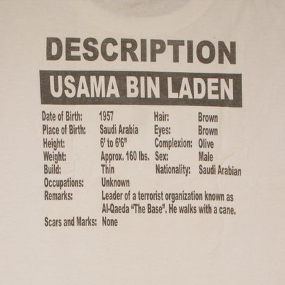 2001 Osama bin Laden Coward Tee