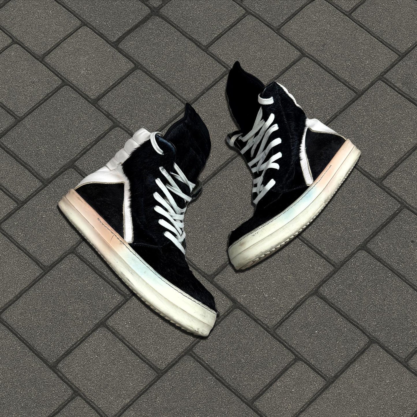 FW13 Rick Owens Ponyhair Geobaskets
