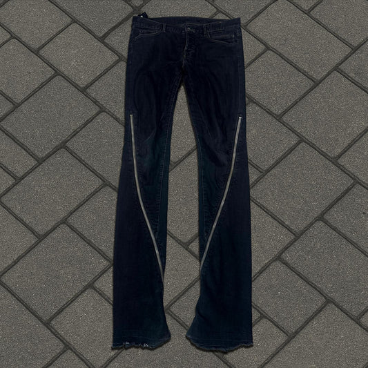 SS09 Rick Owens Black Banana Cut Denim