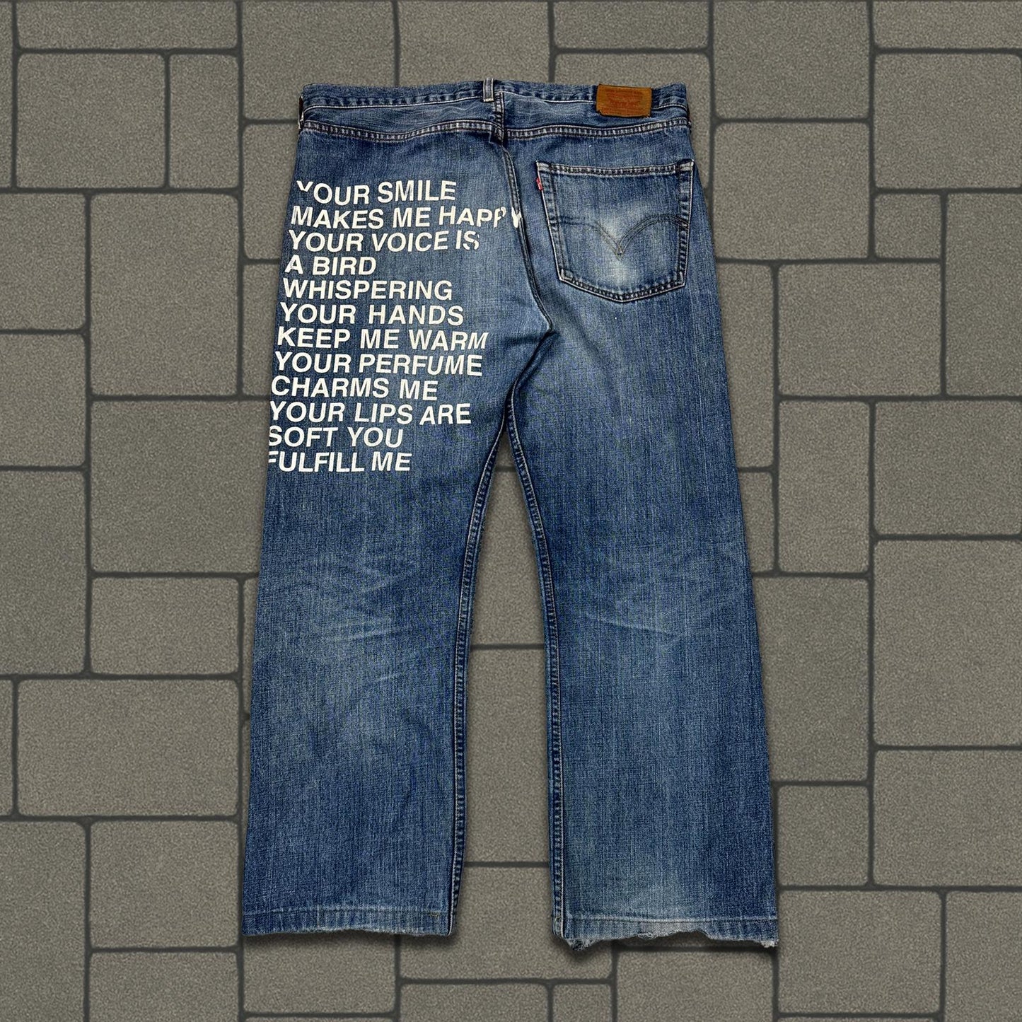 SS02 Junya Watanabe Poem Denim