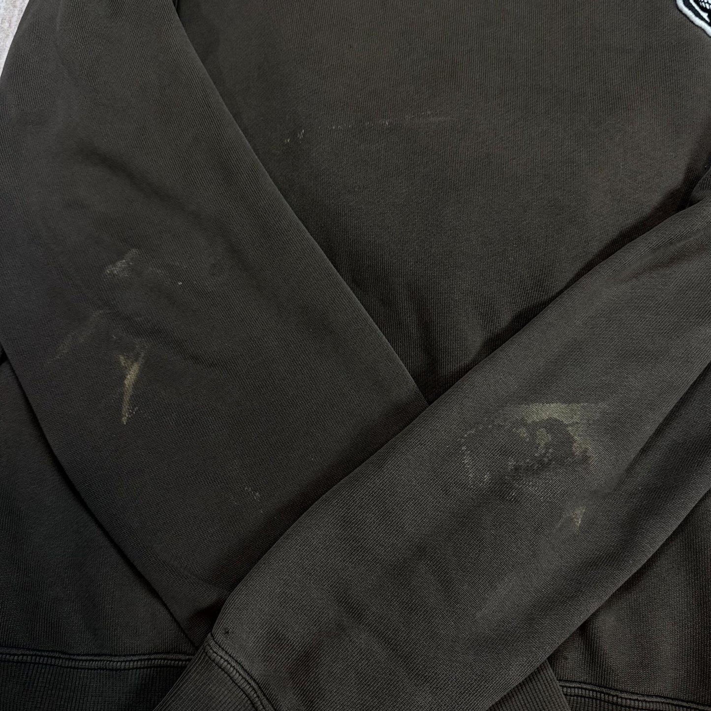 SS04 Number (N)ine Brown Double Skull Hoodie