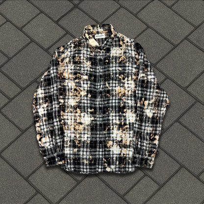 SS16 Saint Laurent Paris Bleached Flannel