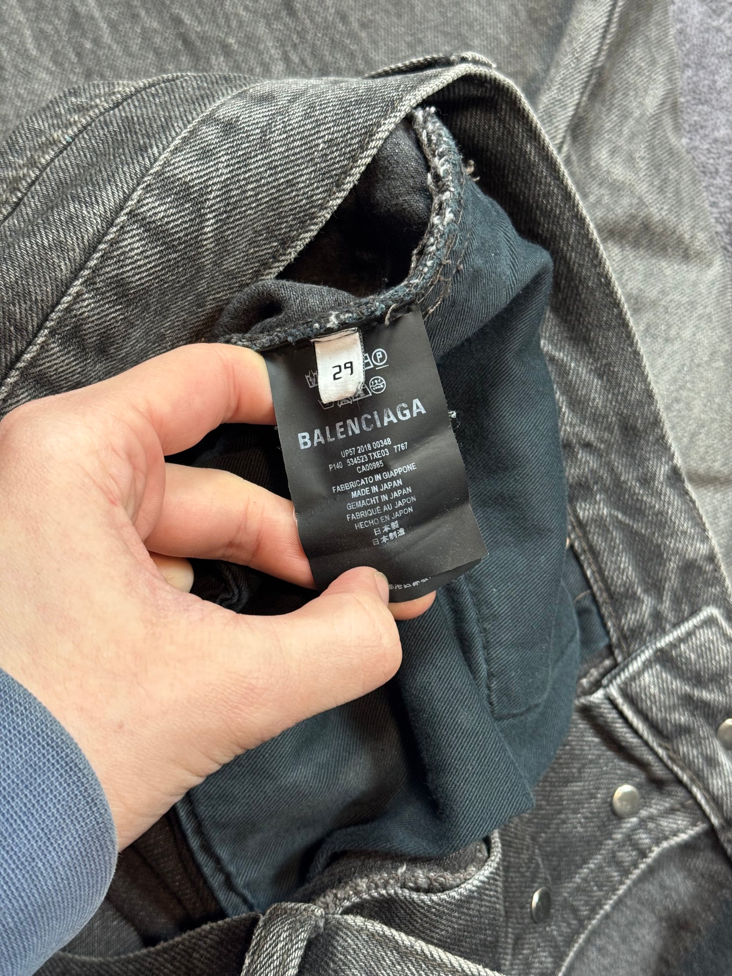 Balenciaga Garde Robe Flared Denim