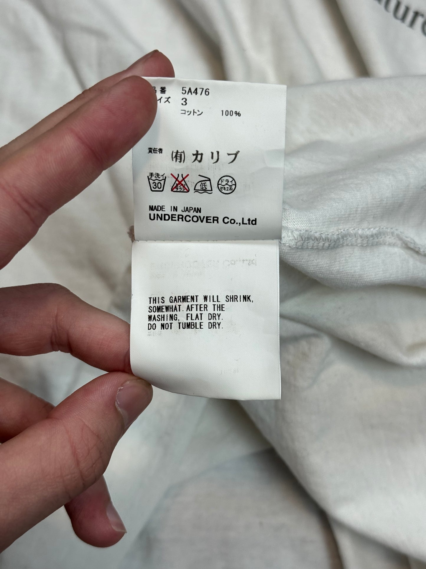 Undercover Past/Future V Neck Tee