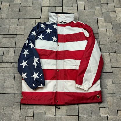 SS19 Vetements American Flag Parka