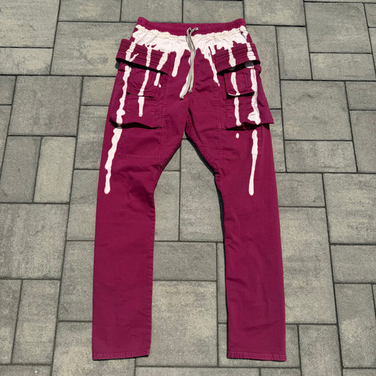 Rick Owens Sample Fuschia Vomit Creatch Cargo