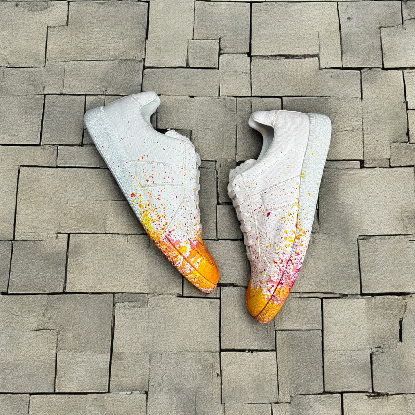Maison Margiela Orange Paint Splatter GAT