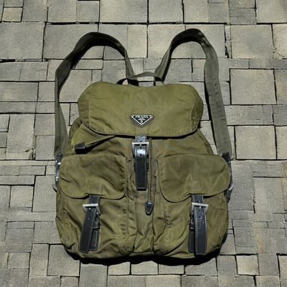 Prada Light Green Backpack