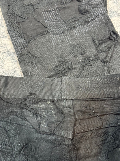 AW05 Undercover “Arts & Crafts” 85 Black Boro Denim