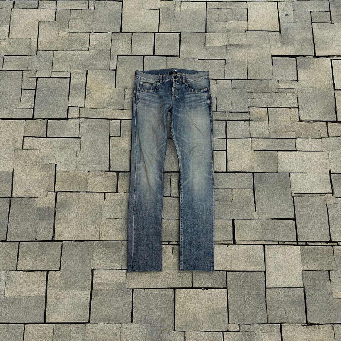 SS18 Saint Laurent Bandana D02 Denim