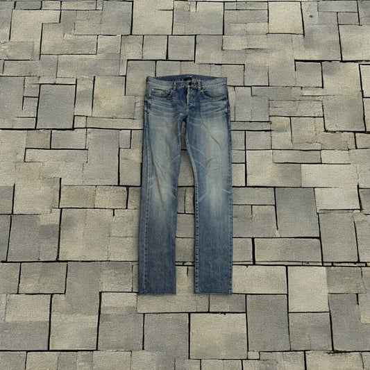 SS18 Saint Laurent Bandana D02 Denim