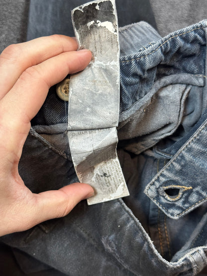 FW05 Rick Owens Double Layer Aircut Denim