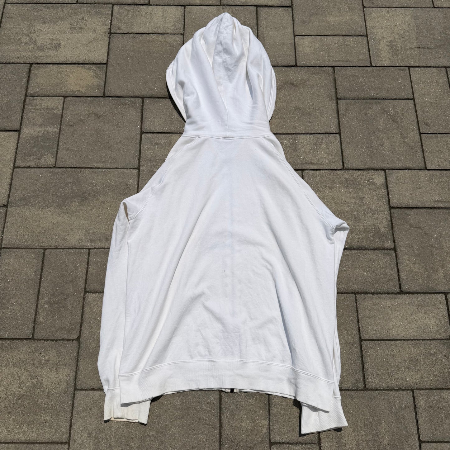 SS04 Number Nine White Skull Hoodie
