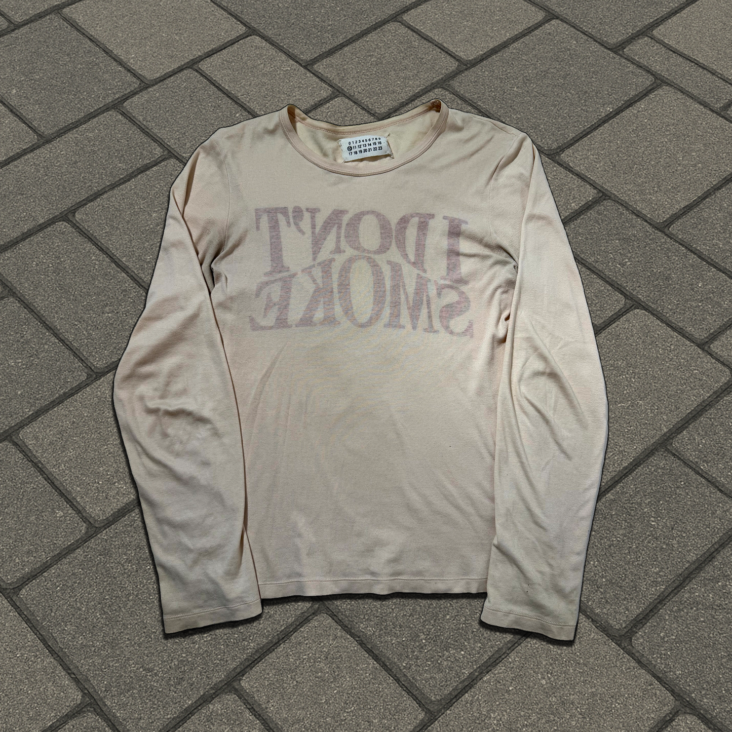 AW06 Maison Margiela Reversible ‘I Don’t Smoke’ Longsleeve