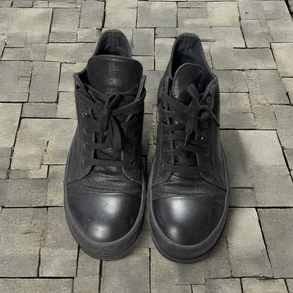 Rick Owens Waxed Denim Low Ramones