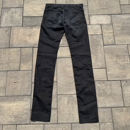 AW09 Dior Homme Black Waxed Denim