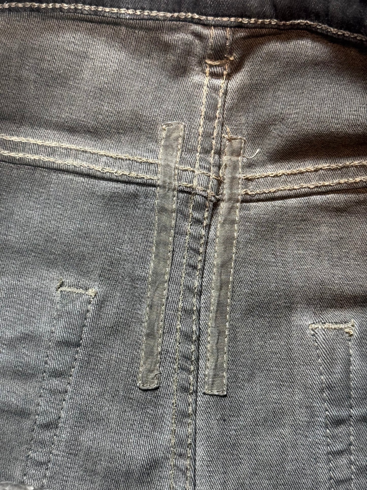 Rick Owens Pentagram Detroit Cut Denim