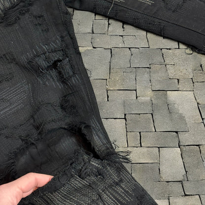 AW05 Undercover “Arts & Crafts” 85 Black Boro Denim