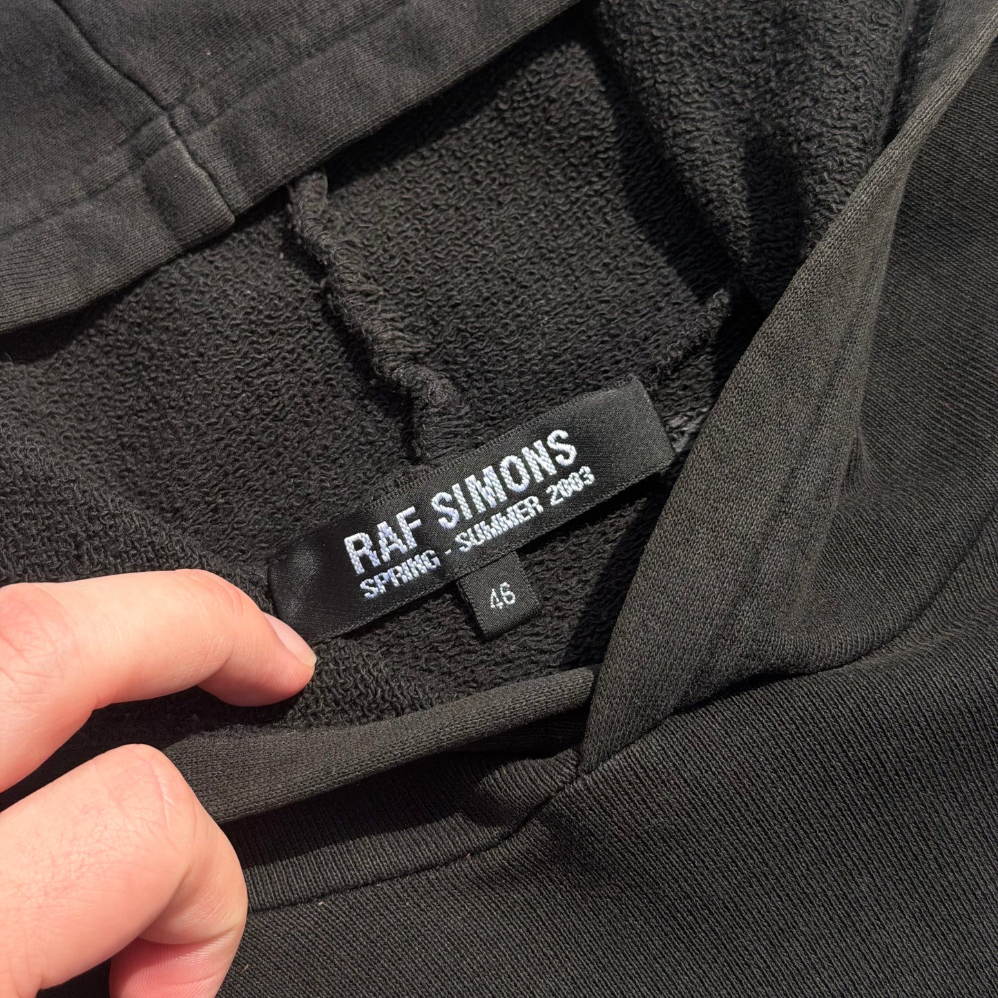 SS03 Raf Simons Blue Penelope Hoodie