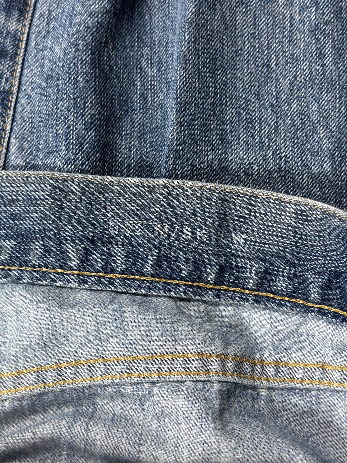 FW13 Saint Laurent Crash Denim