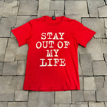 SS06 Number Nine “Stay Out Of My Life” Tee