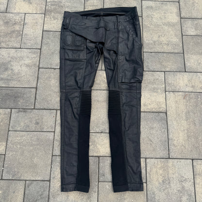 FW15 Rick Owens Black SBW Wax Memphis Cut Denim