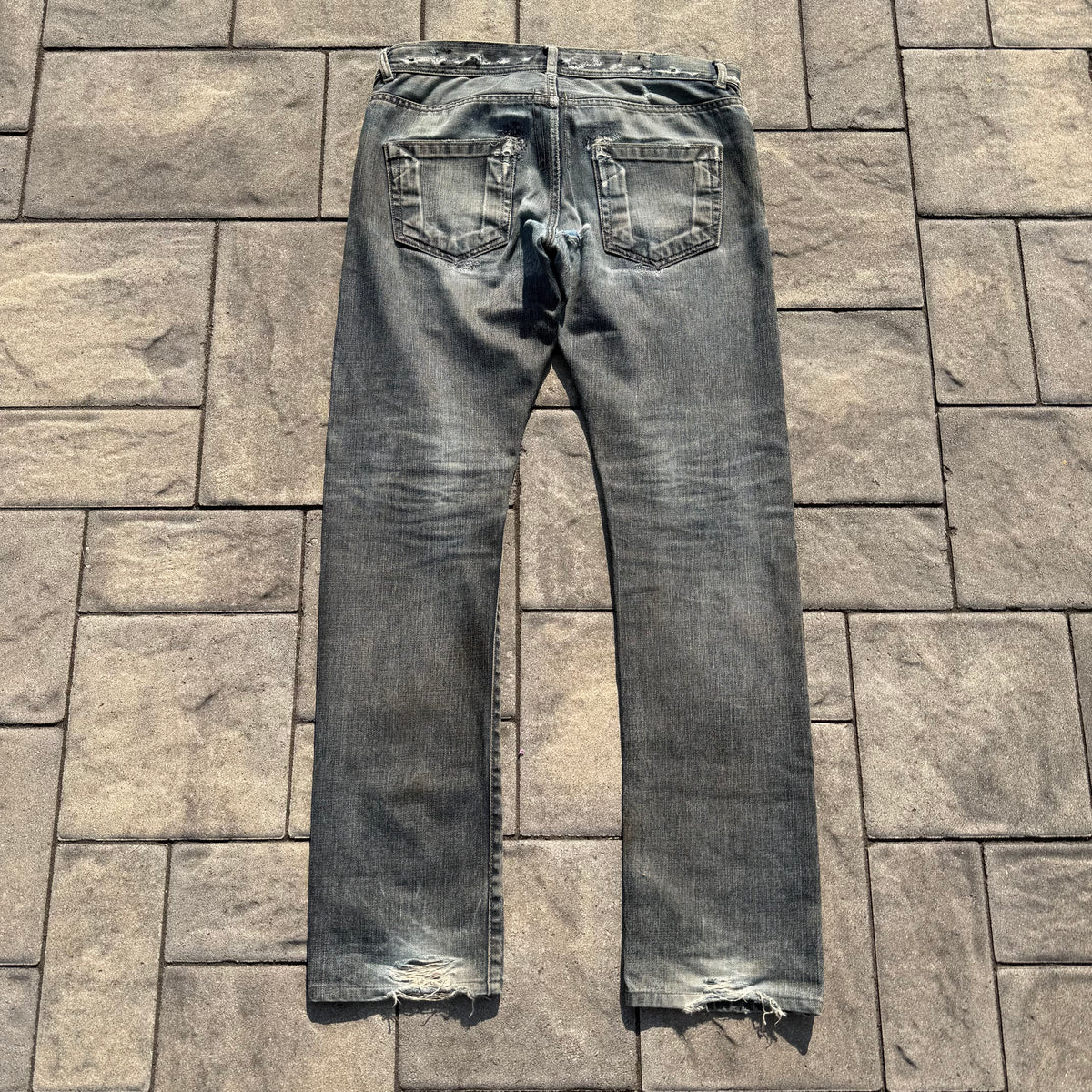 FW12 Rick Owens Dust Detroit Cut Denim