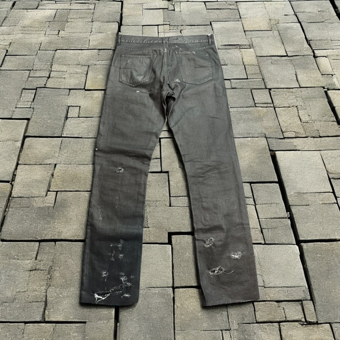 SS04 Dior Homme Strip Denim