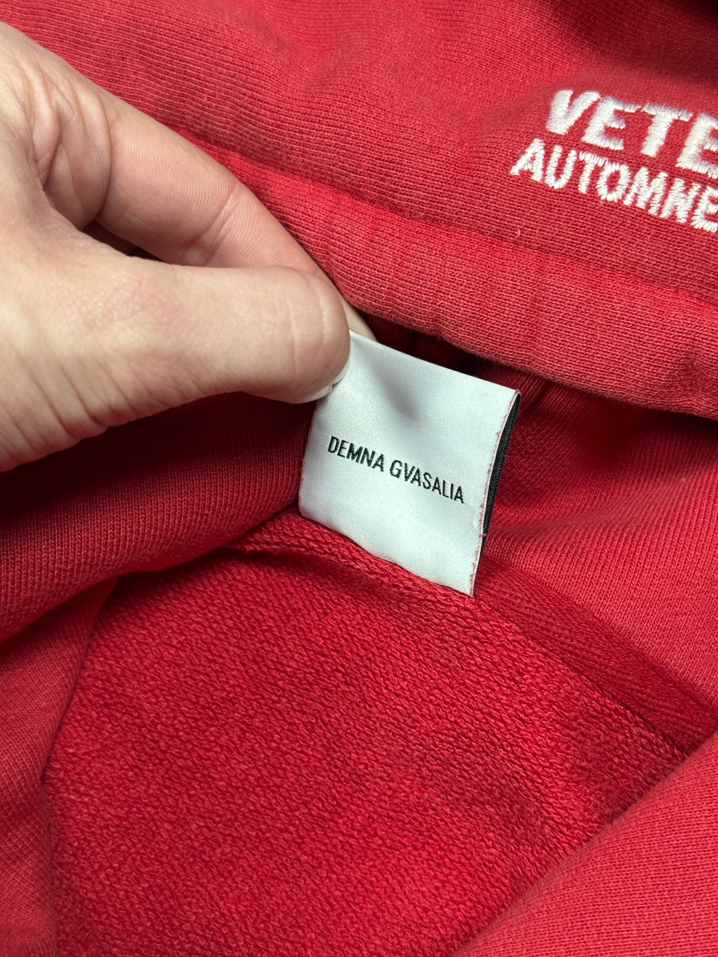 AW17 Vetements Seoul Exclusive Metal Hoodie