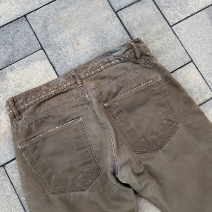 FW07 Rick Owens Grosgrain Detroit Cuts