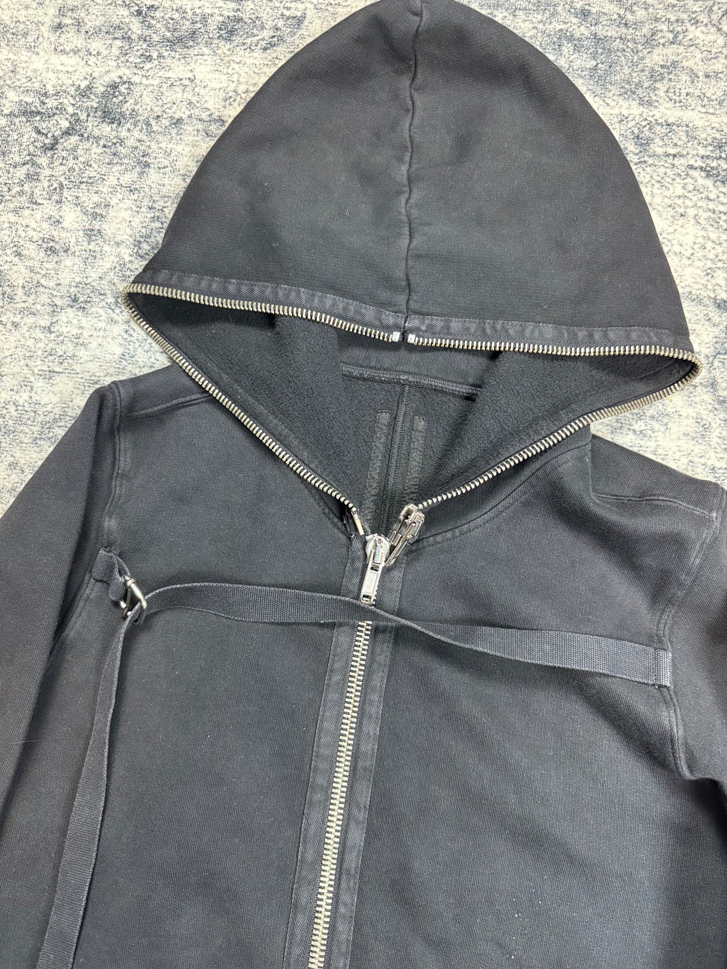 FW07 Rick Owens Bondage Gimp Hoodie