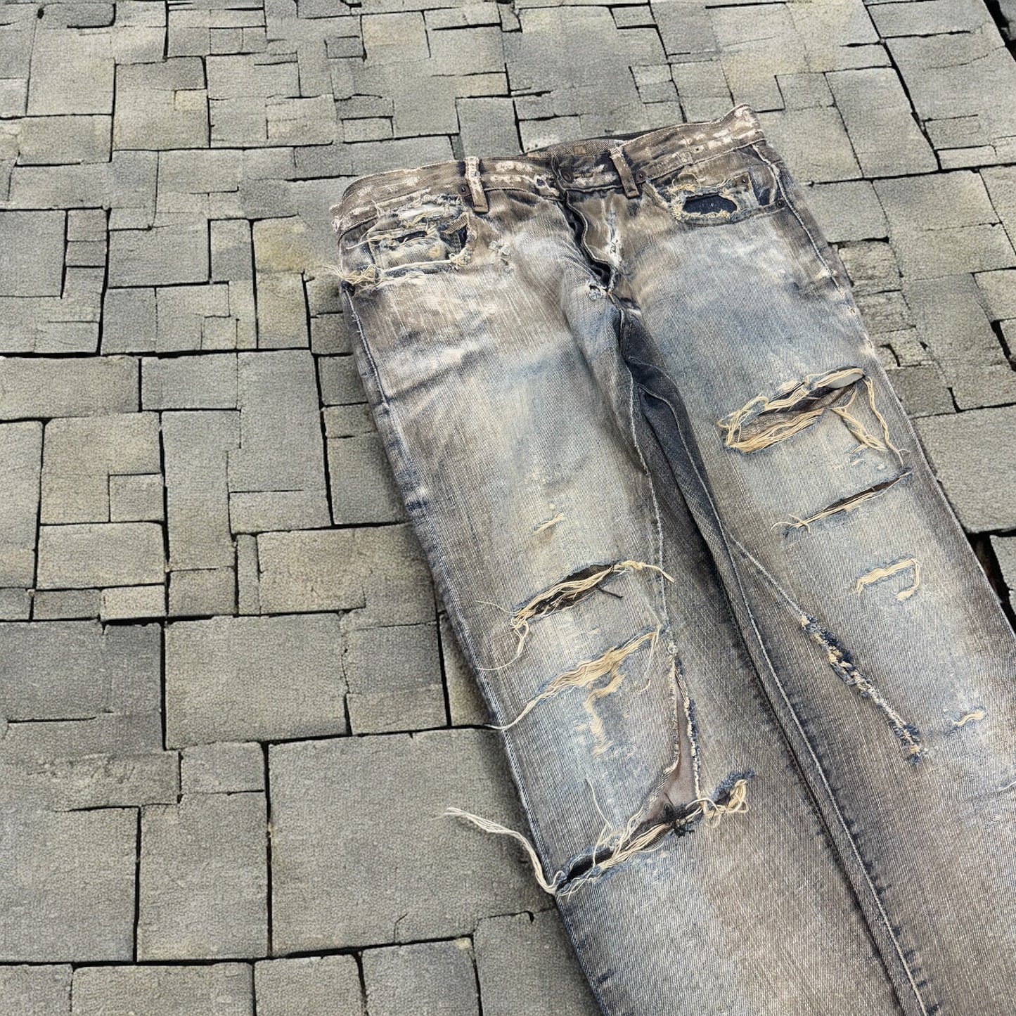 FW08 Rick Owens Dust Detroit Cut Denim