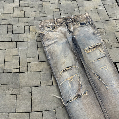 FW08 Rick Owens Dust Detroit Cut Denim