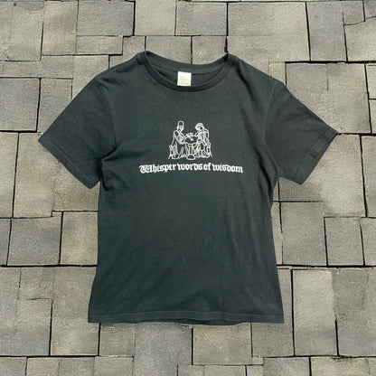 AW02 Number Nine Whisper Words of Wisdom Tee