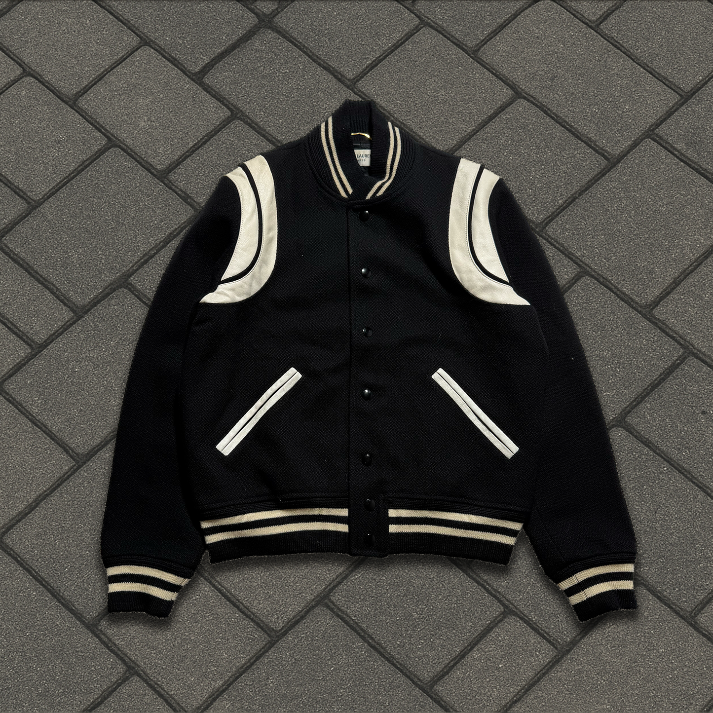 FW16 Saint Laurent Paris Teddy Jacket