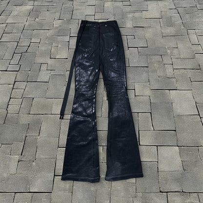Rick Owens Waxed Bolan Denim