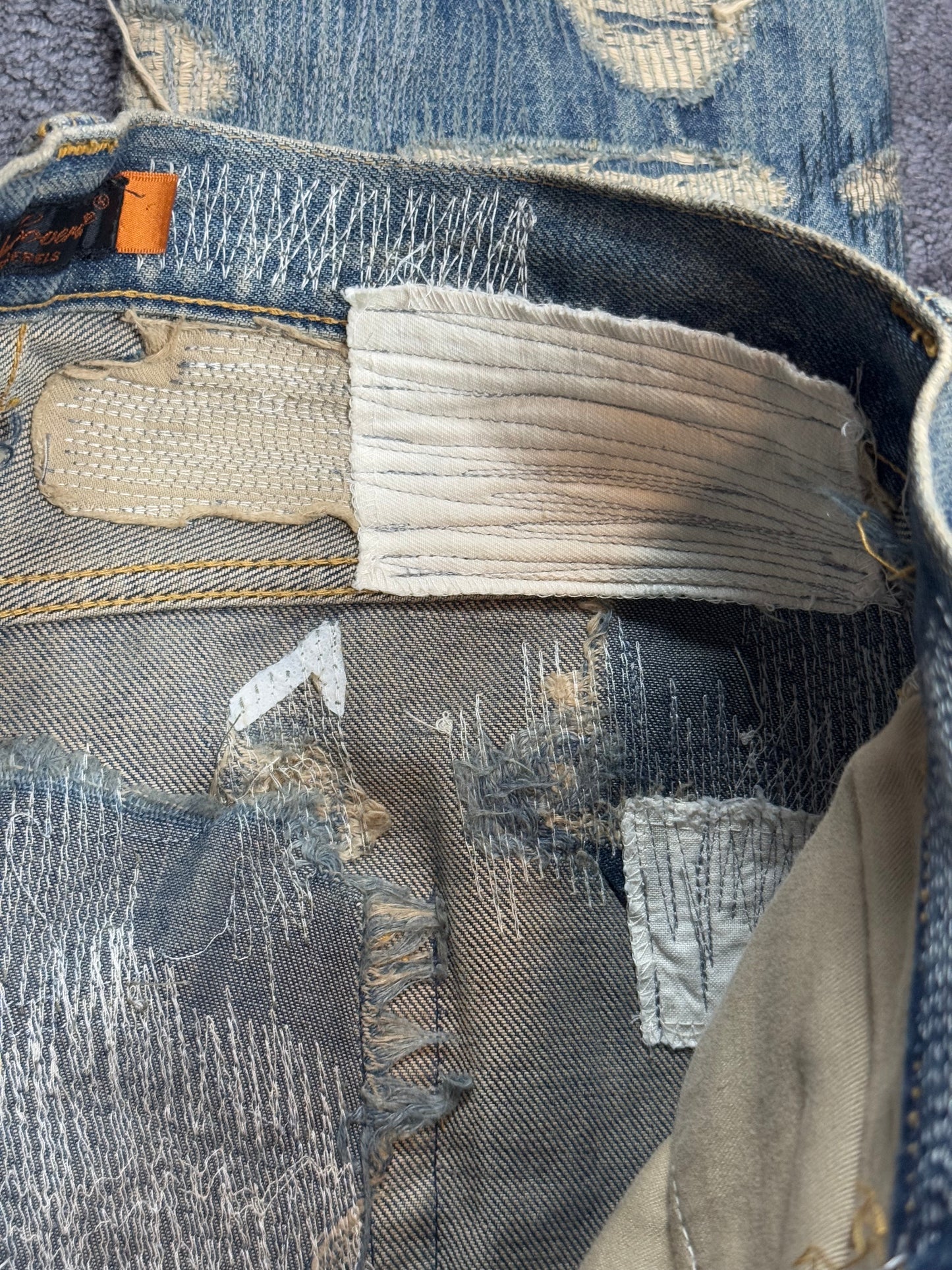 AW05 Undercover “Arts & Crafts” 85 Boro Denim