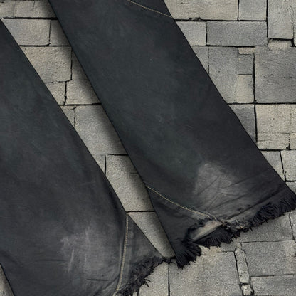 SS07 “Wishbone” Rick Owens Black Spiral Denim