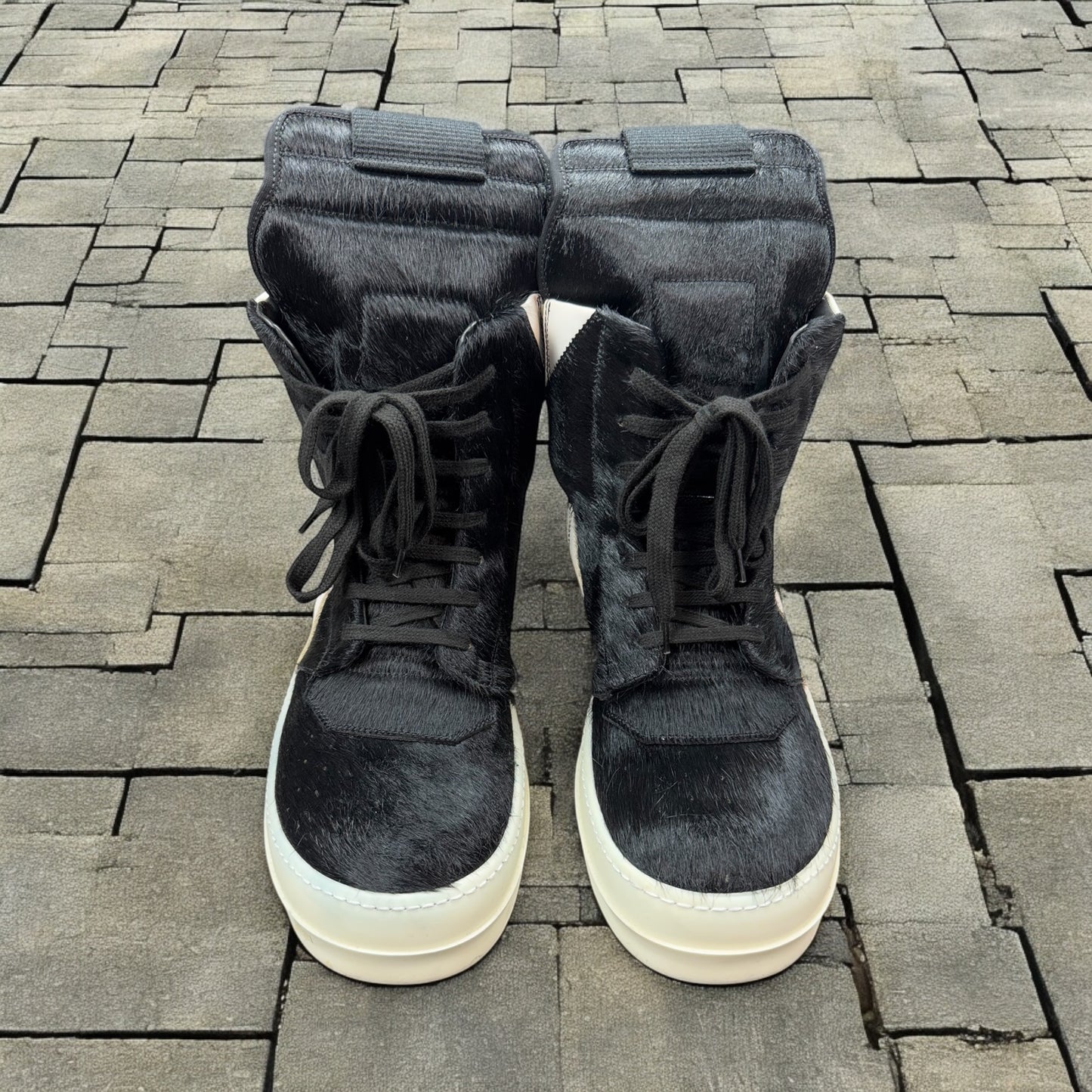 AW13 Rick Owens Pony Hair Geobaskets