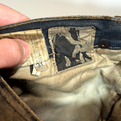 FW07 Rick Owens Dust Detroit Cut Denim