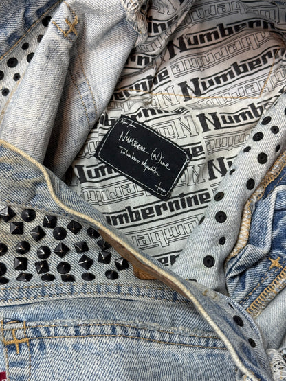 SS06 Number Nine Studded Painter Denim