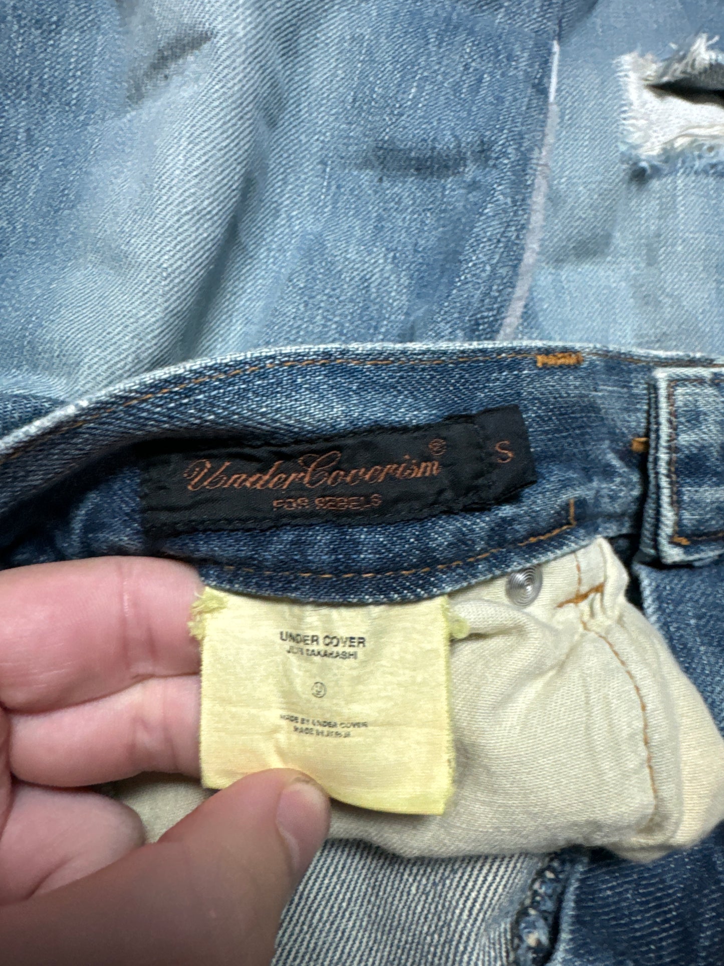 AW02 Undercover Immadtoo Hybrid Denim