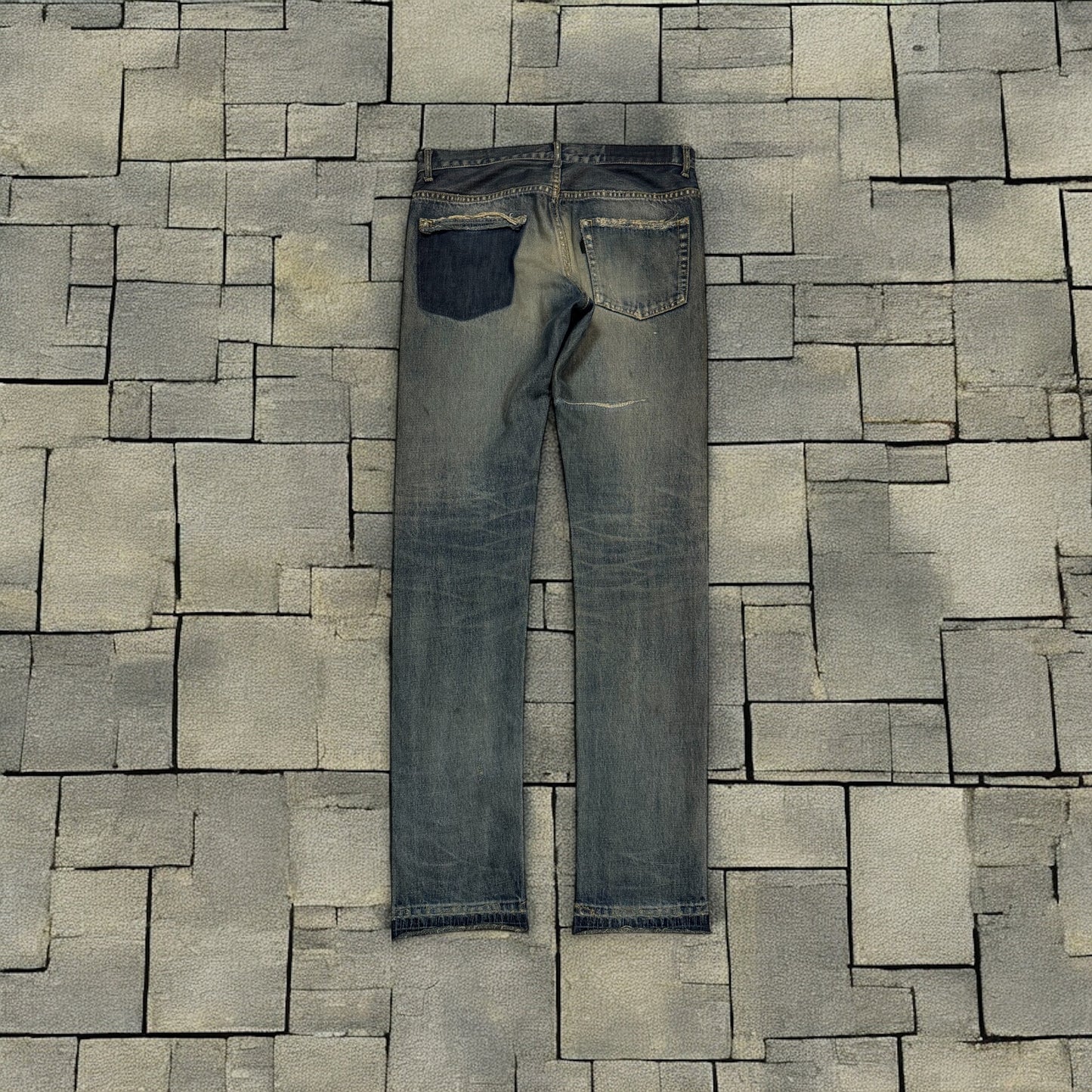 SS10 Undercover Silver Yarn 68 Denim