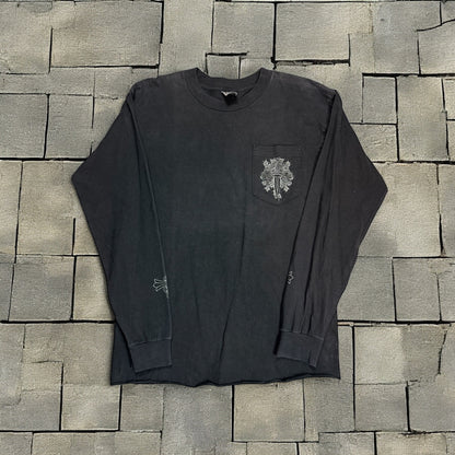 Chrome Hearts Vintage Black Dagger Longsleeve